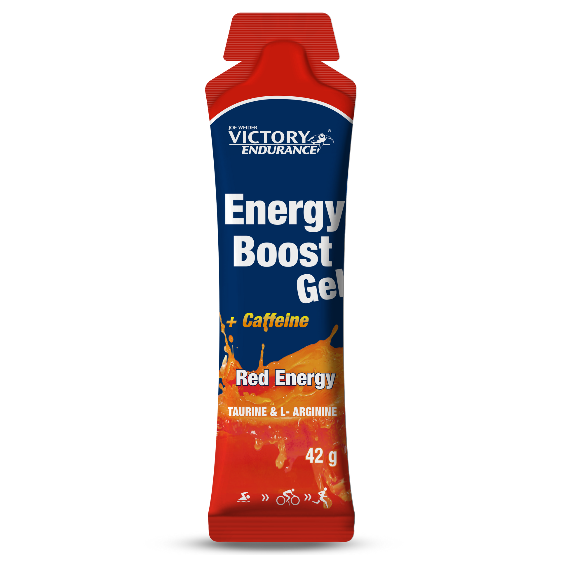 ENERGY BOOST GEL 42G - BODYMANIA VICTORY ENDURANCE Naranja