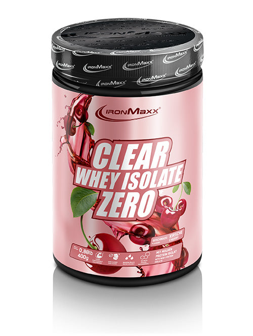 CLEAR WHEY ISOLATE ZERO 400G - BODYMANIA IRONMAXX Cereza