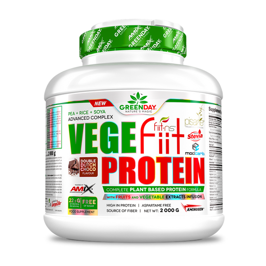 VEGEFIIT PROTEIN - BODYMANIA AMIX GREENDAY 2000 g / Chocolate Negro