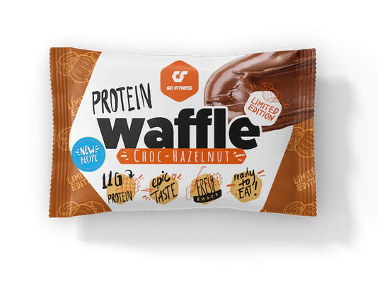 PROTEIN WAFFLE 50G - BODYMANIA GO FITNESS Chocolate con Avellana