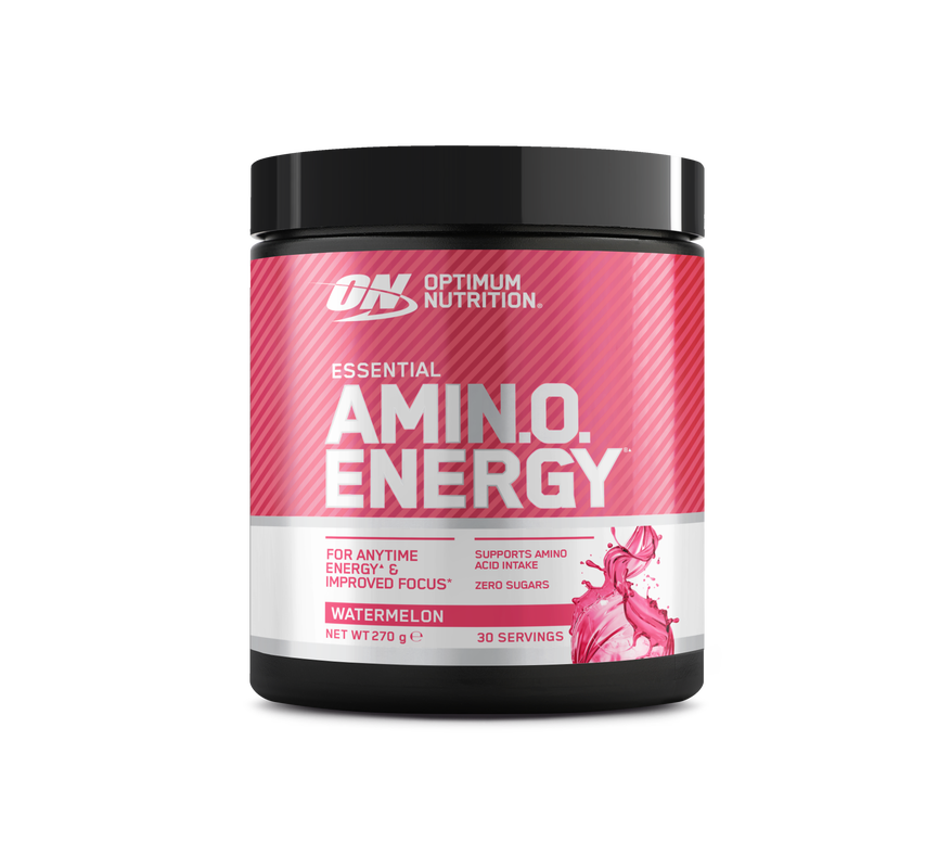 Amino Energy 270g de Optimum Nutrition, pre-entreno con aminoácidos y cafeína natural en BodyMania