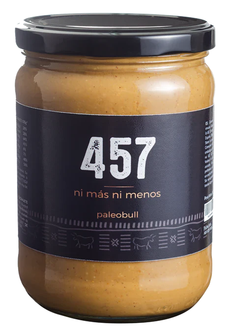 457 Crema de Cacahuete de Paleobull, proteína vegetal - BodyMania