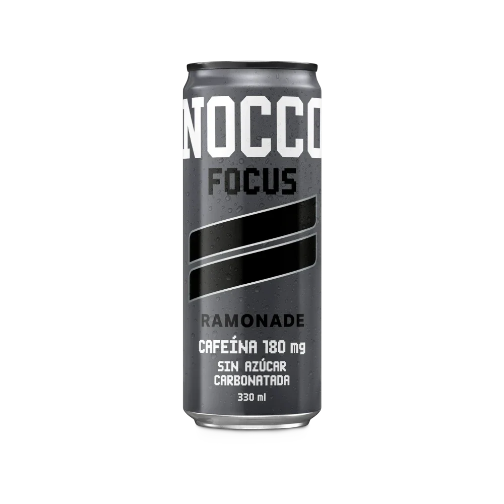 Nocco Focus 330 ml, bebida energética sin azúcar disponible en Bodymania