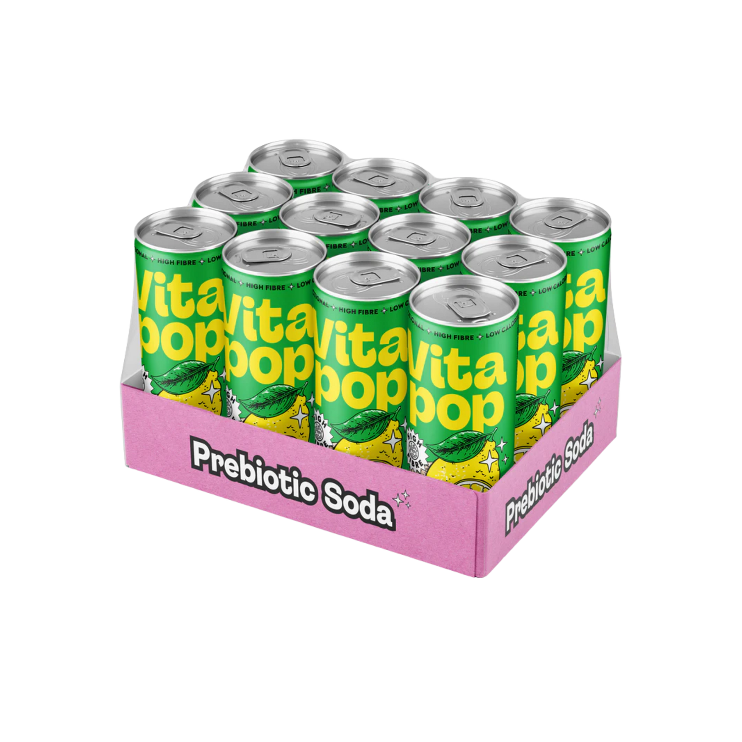 Refresco prebiótico Vita Pop con fibra prebiótica