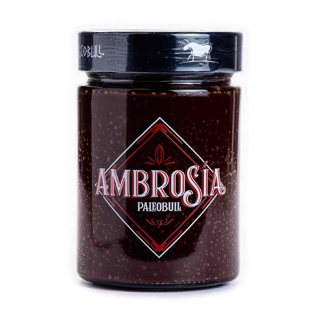 Crema de cacao sin azúcar y avellana Ambrosia de Paleobull