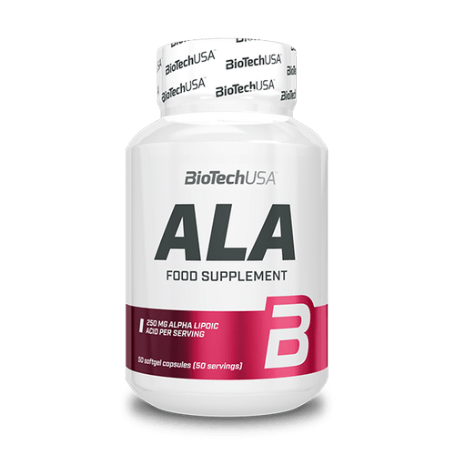 ALA 50 Caps de BioTech USA, ácido alfa lipoico de alta potencia disponible en BodyMania