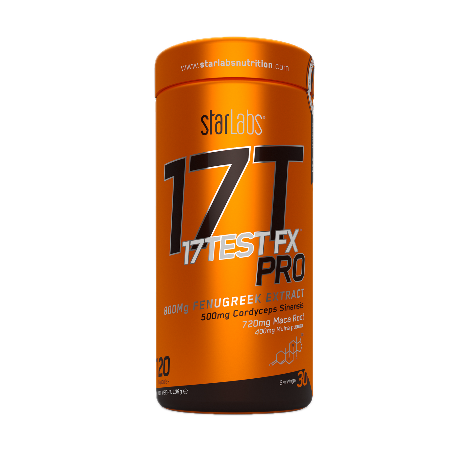 17 TEST FX PRO de Starlabs, potenciador natural de testosterona disponible en BodyMania