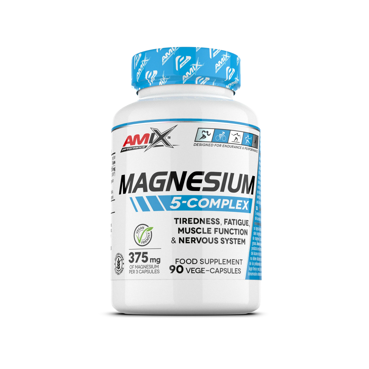 Tipos de magnesio Amix Magnesio 5 Complex para deportistas