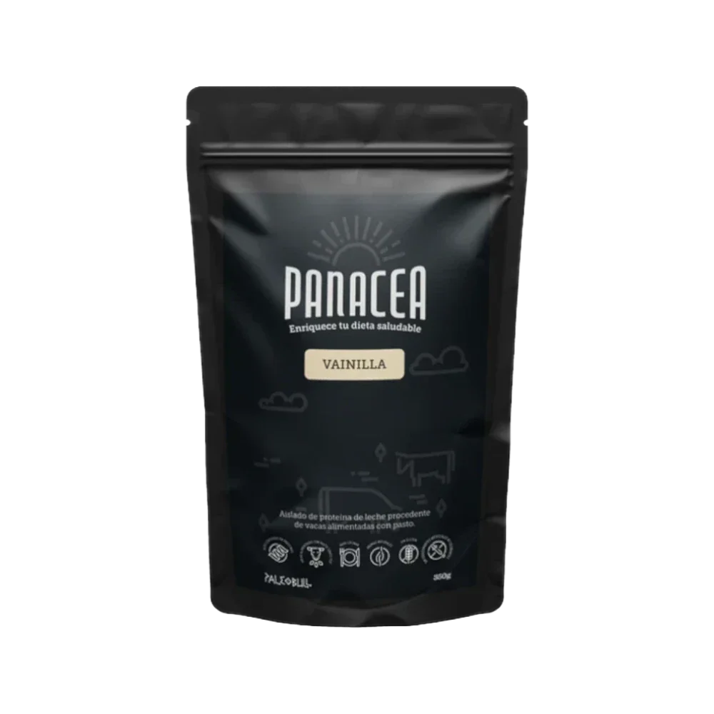 Proteína aislada Panacea de Paleobull sabor vainilla