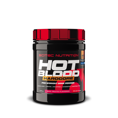HOT BLOOD HARDCORE 375G - BODYMANIA SCITEC NUTRITION Frutos Rojos