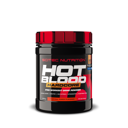HOT BLOOD HARDCORE 375G - BODYMANIA SCITEC NUTRITION Tropical