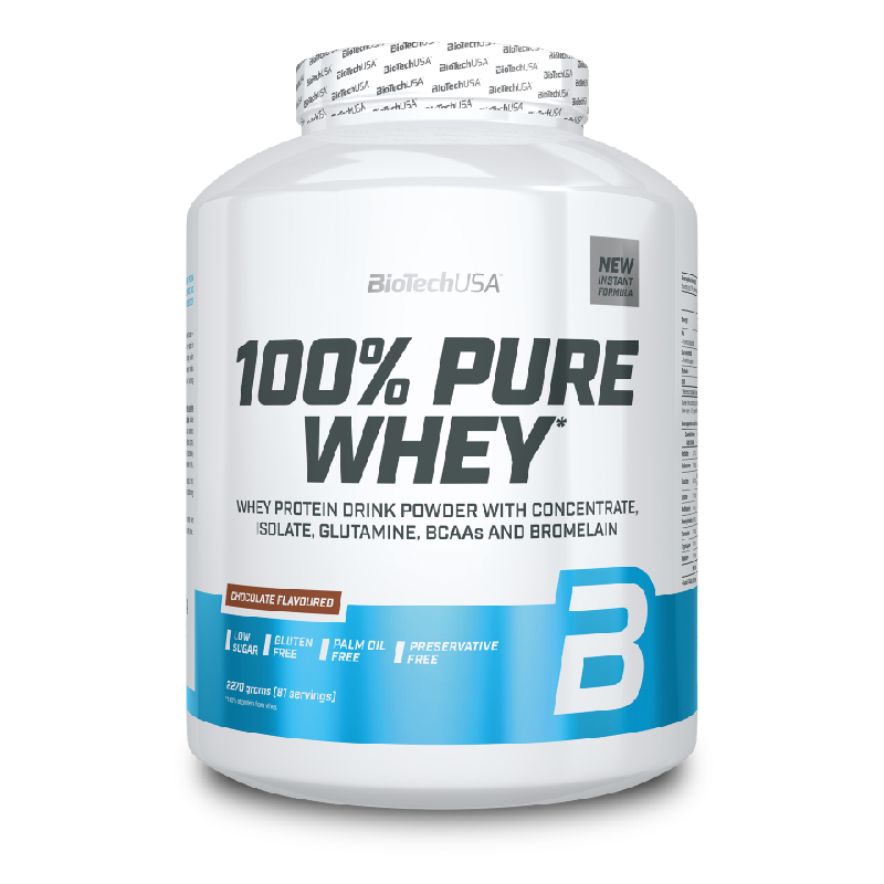 100%PURE WHEY + SHAKER GRATIS - BODYMANIA BIOTECH 2270 g / Chocolate