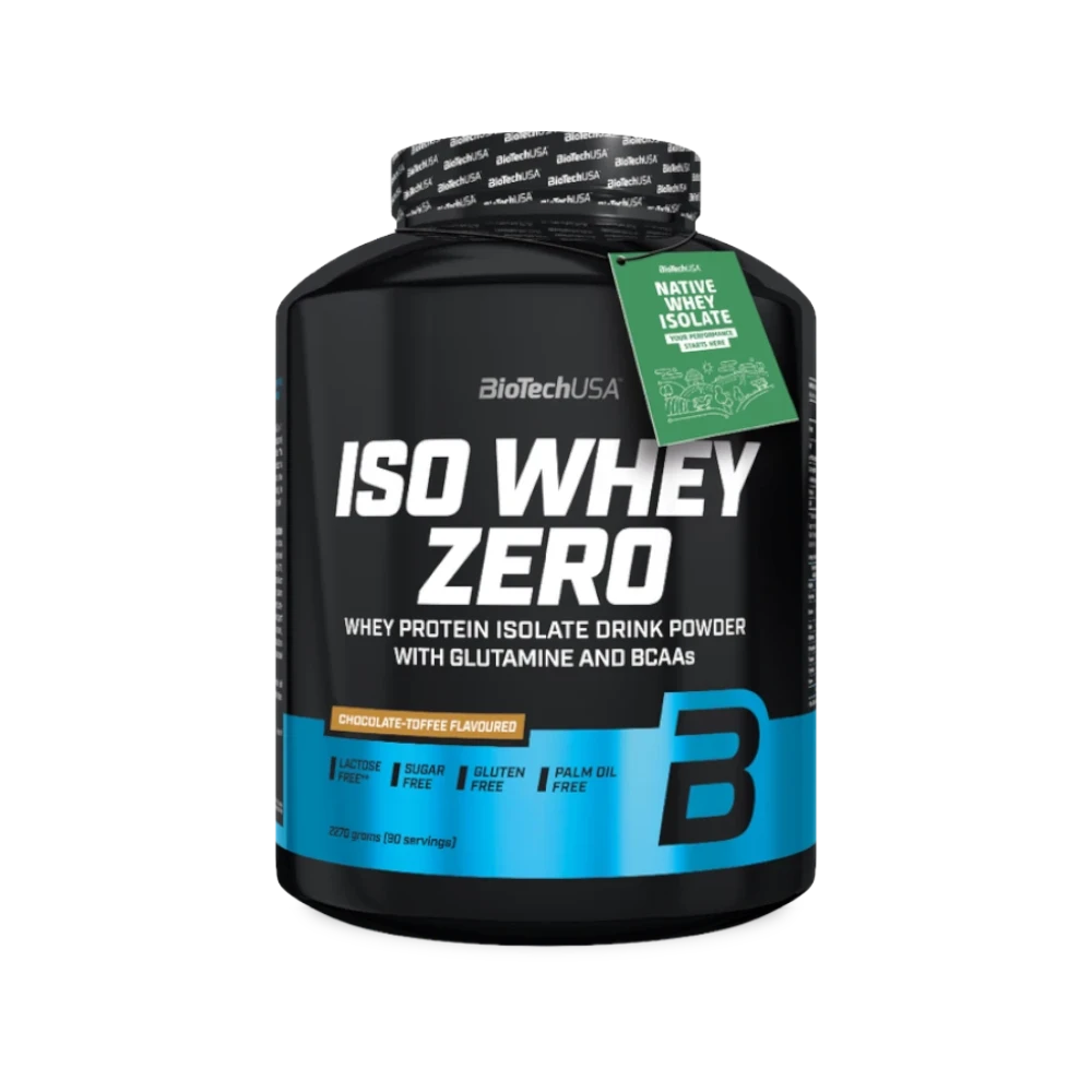 Iso Whey Zero de BioTech USA sabor Cookies 1816 g — proteína isolate en polvo