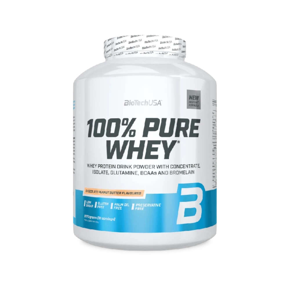 100%PURE WHEY - BODYMANIA BIOTECH 2270 g / Chocolate con Crema de Cacahuete