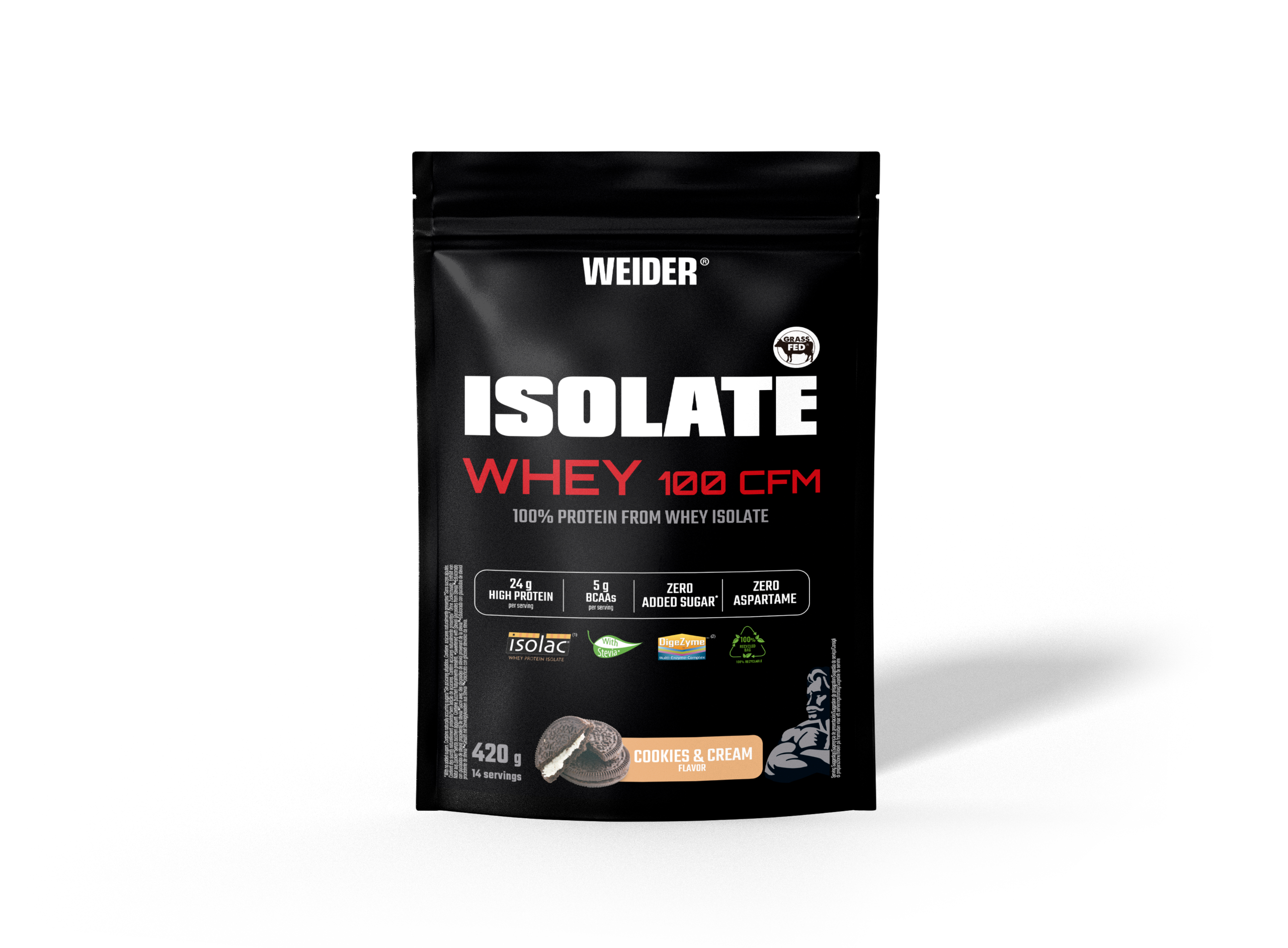ISOLATE Whey 100 CFM + SHAKER GRATIS - BODYMANIA WEIDER 2000 g / Chocolate