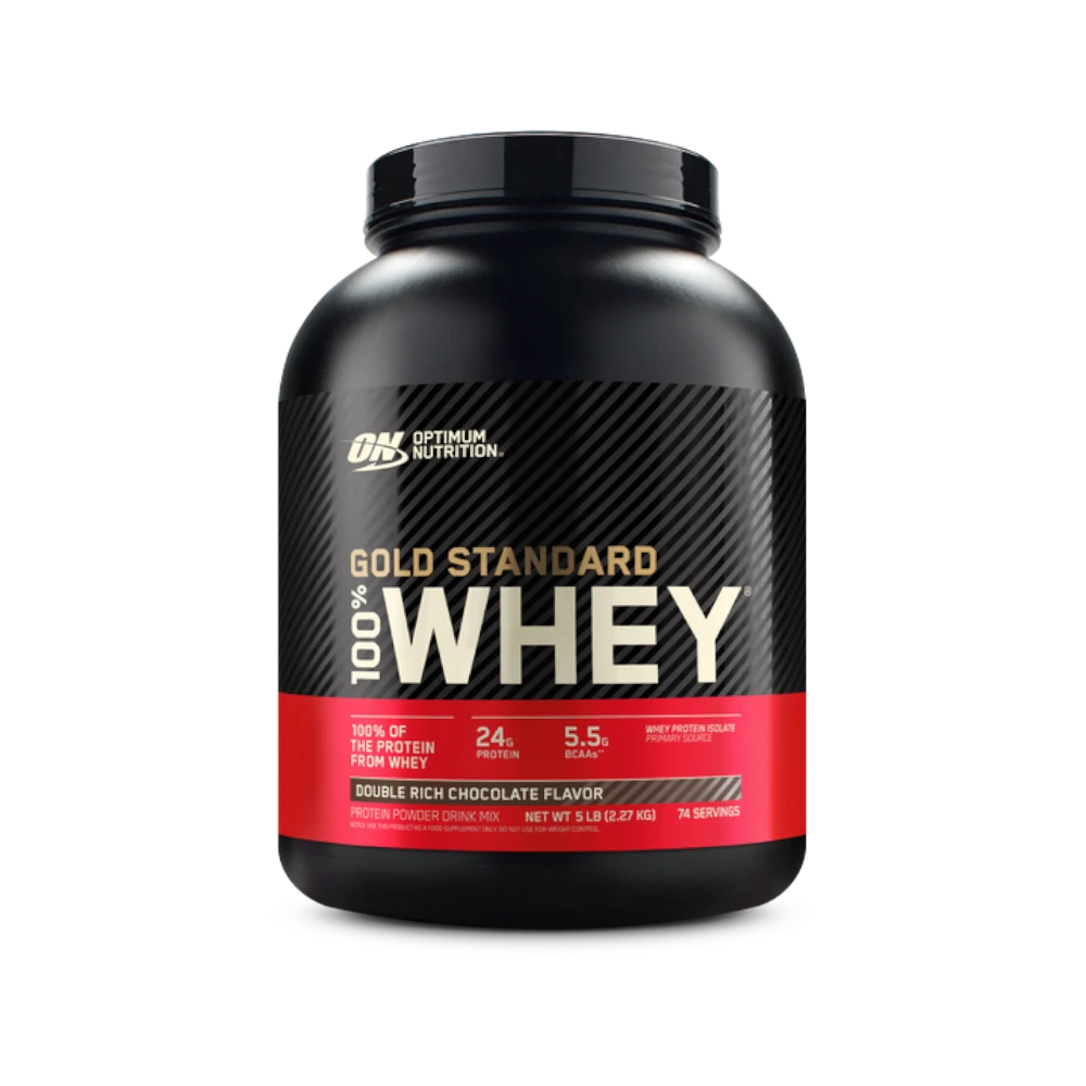 GOLD STANDARD 100% WHEY + SHAKER GRATIS - BODYMANIA OPTIMUN NUTRITION Chocolate Negro / 5 lb