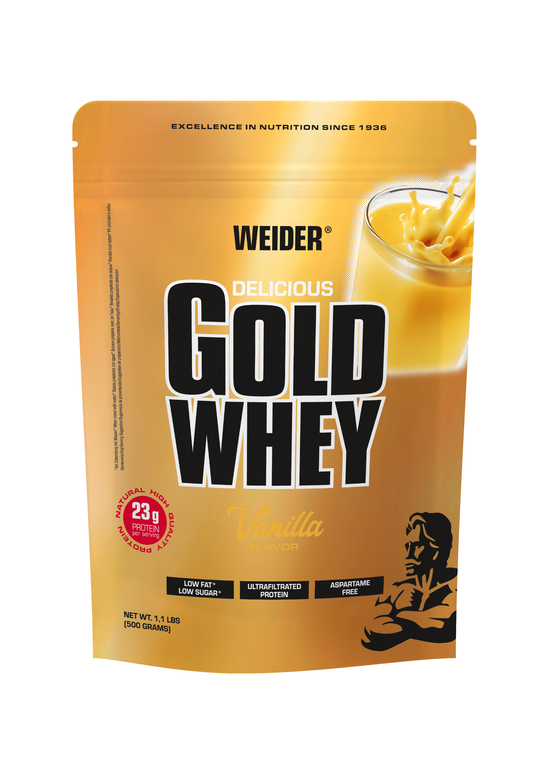 GOLD WHEY 500G - BODYMANIA