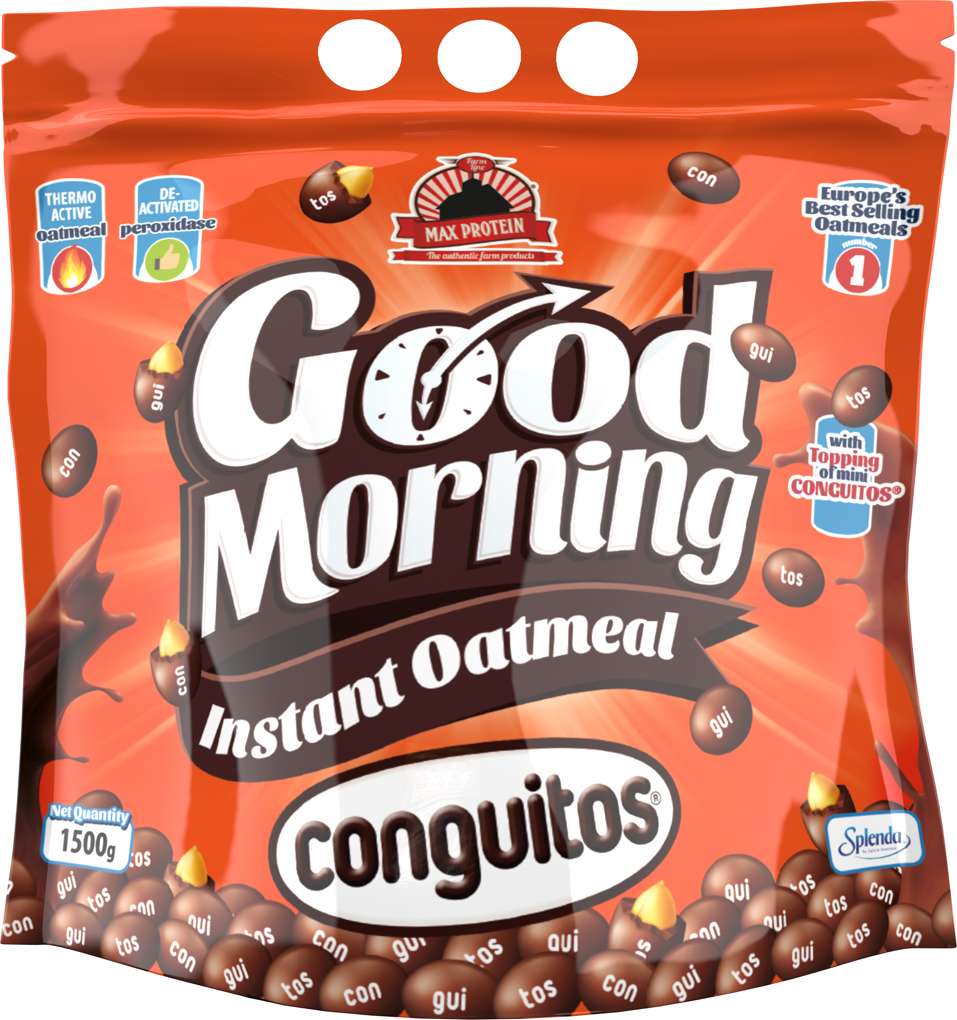 Good Morning Instant Oatmeal Conguitos Max Protein - BODYMANIA MAX PROTEIN Conguitos