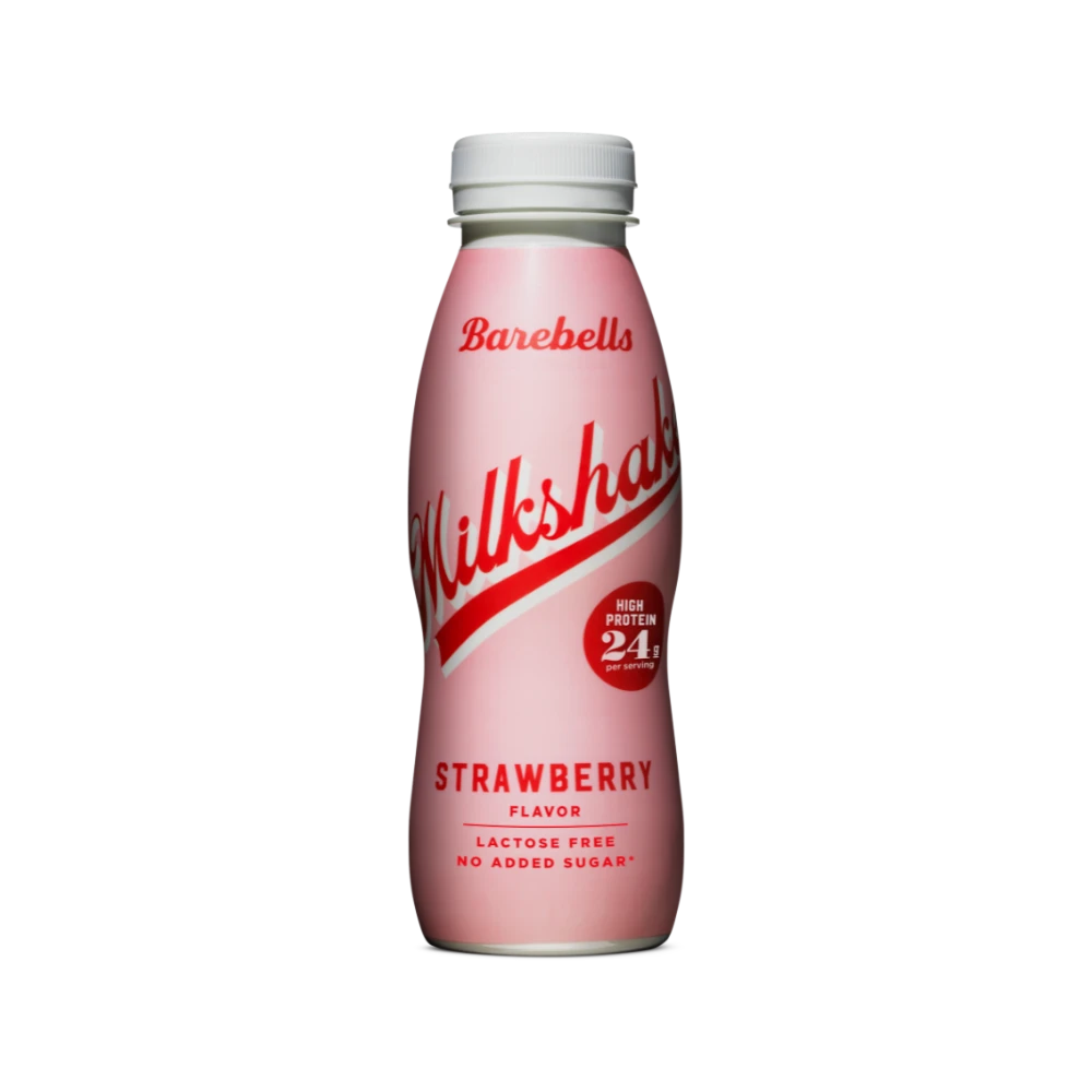 BAREBELLS MILKSHAKE 330ML - BODYMANIA BAREBELLS Fresa