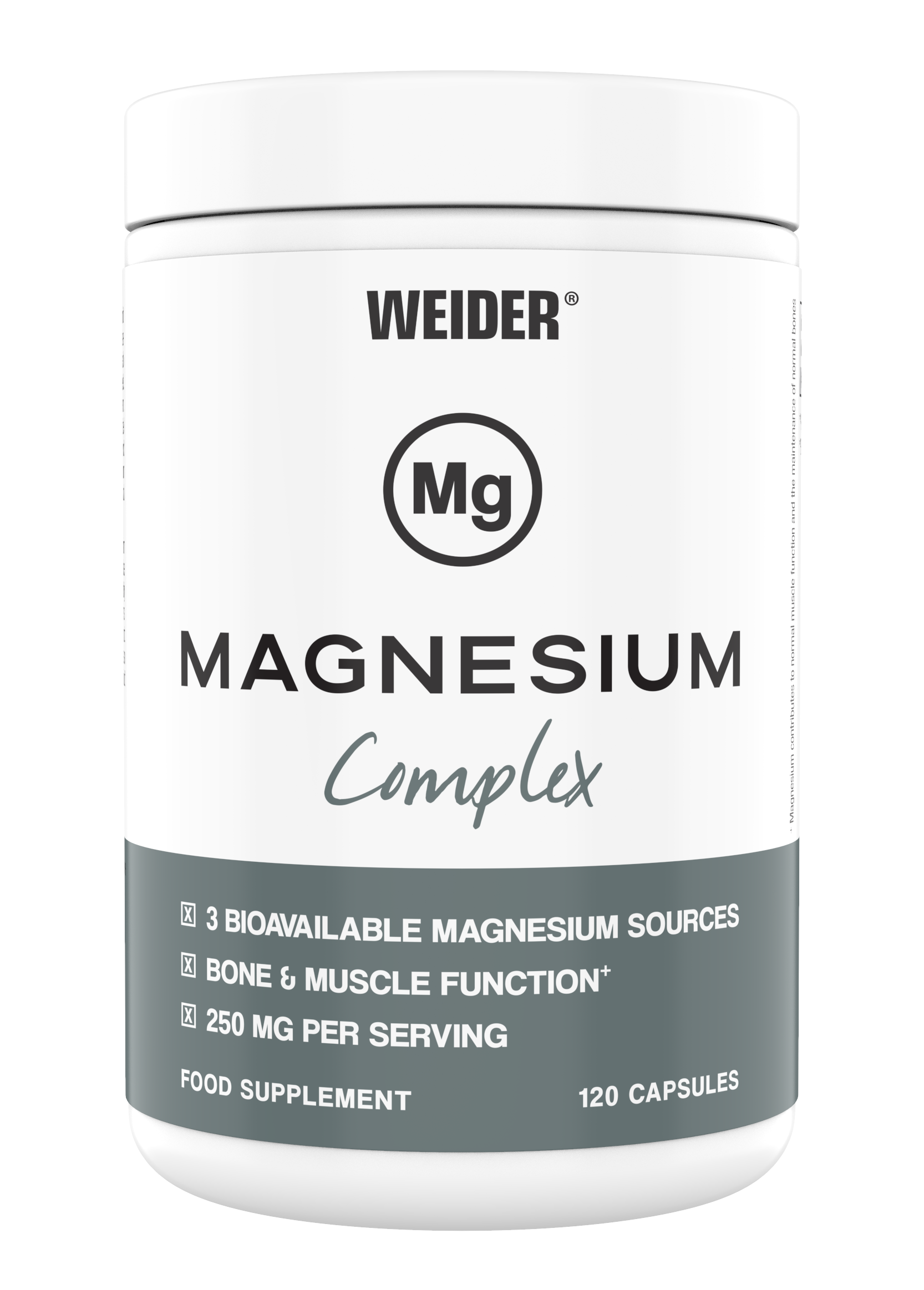 MAGNESIUM COMPLEX 120 CAPS - BODYMANIA WEIDER Default Title