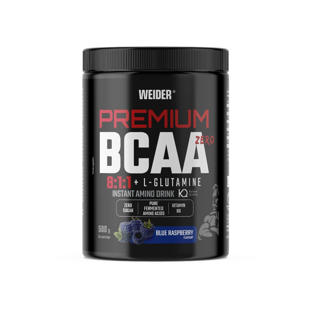 PREMIUM BCAA+ GLUTAMINA 8:1:1 500G - BODYMANIA WEIDER Frambuesa Azul