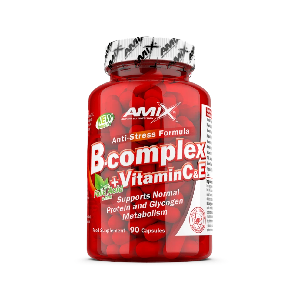 B-COMPLEX 90 CAPS - BODYMANIA AMIX Default Title