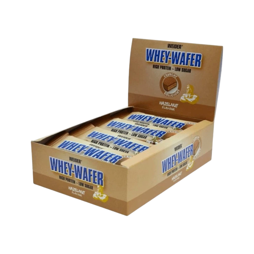 CAJA WHEY WAFER 12 UN - BODYMANIA WEIDER Chocolate
