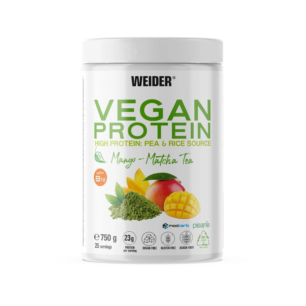 VEGAN PROTEIN 750G + SHAKER GRATIS - BODYMANIA WEIDER Capuccino