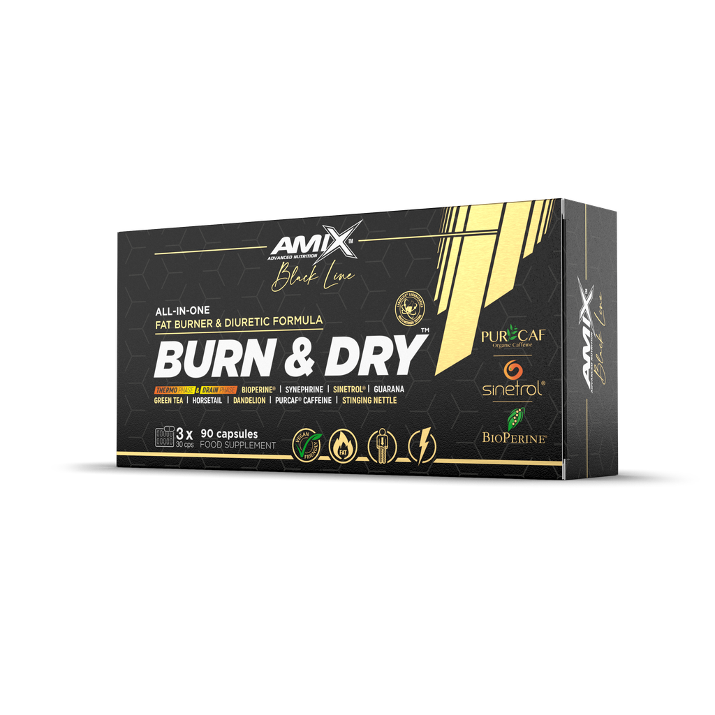 BURN & DRY 90CAPS - BODYMANIA AMIX BLACK LINE Default Title