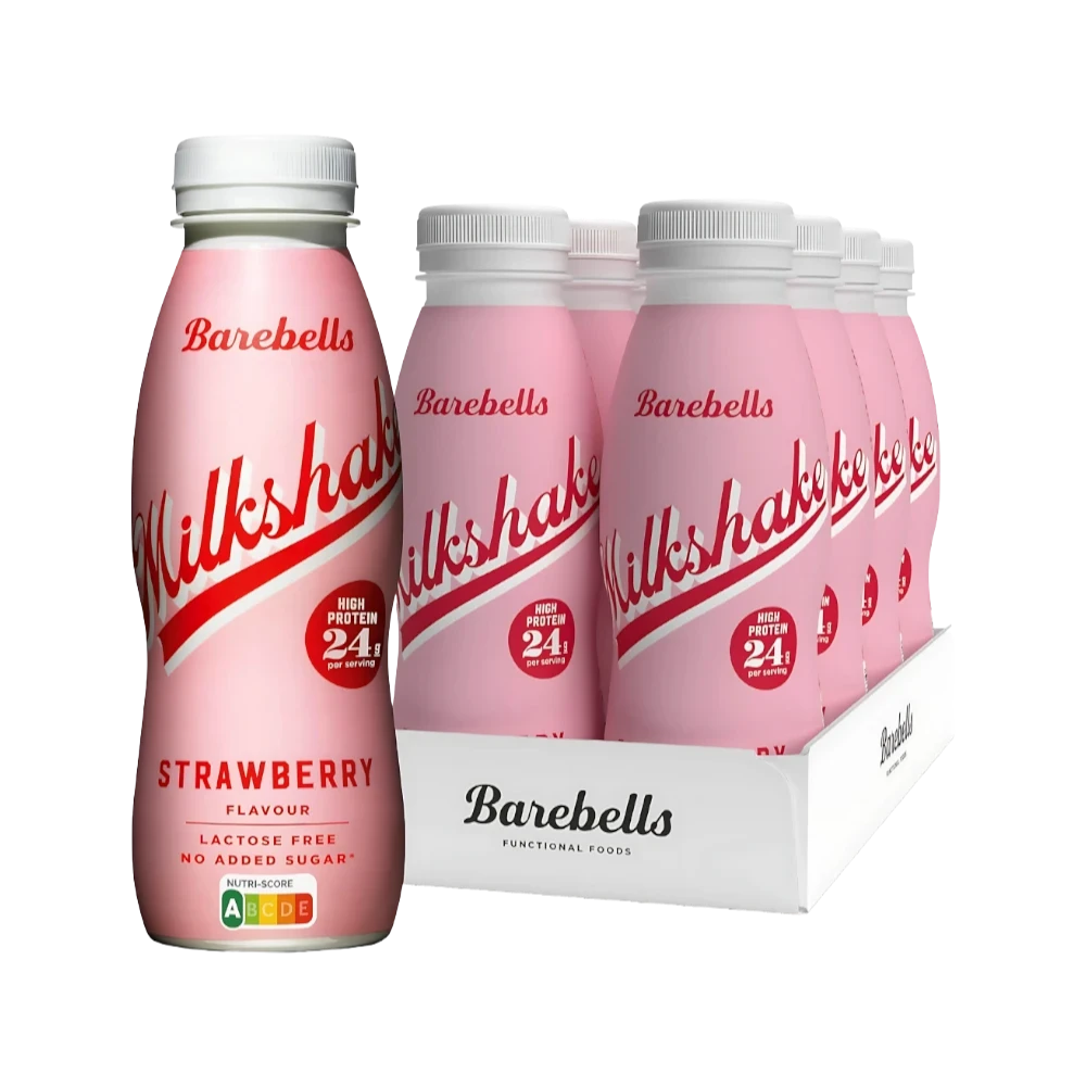 BAREBELLS MILKSHAKE PACK 8UN - BODYMANIA BAREBELLS Fresa