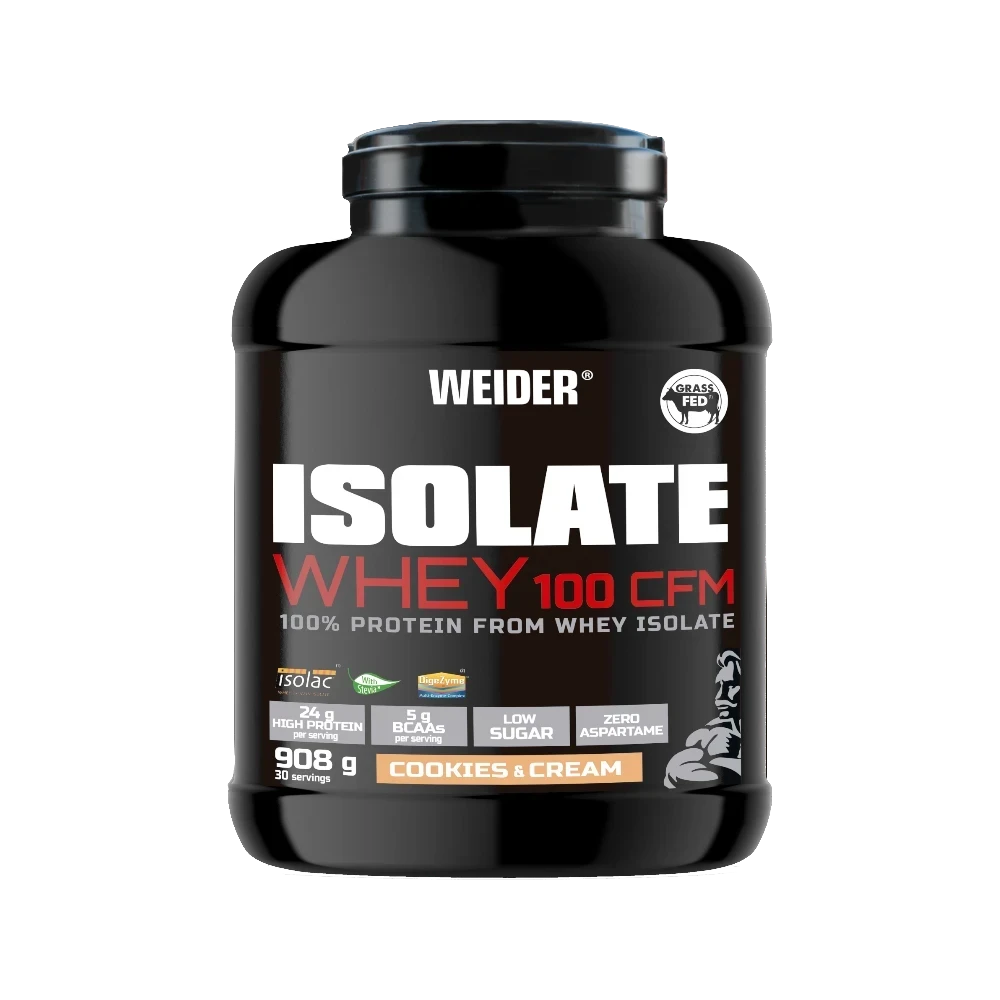 ISOLATE Whey 100 CFM + SHAKER GRATIS - BODYMANIA WEIDER 908 g / Cookies