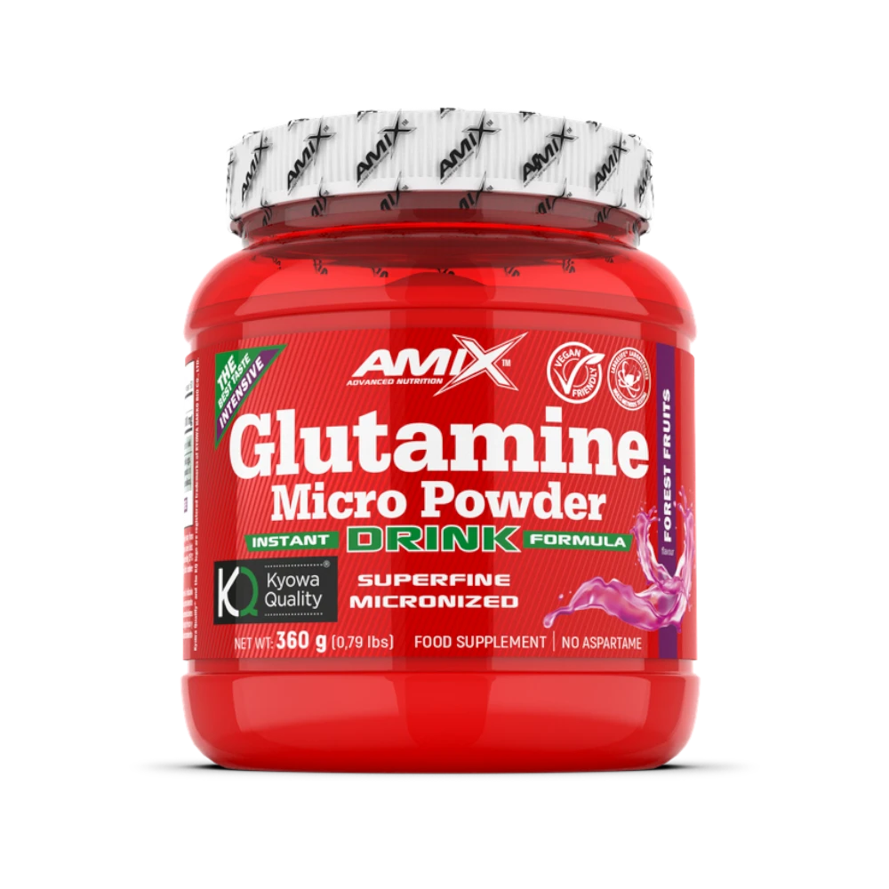 GLUTAMINE POWDER DRINK 360G - BODYMANIA AMIX Frutas del Bosque