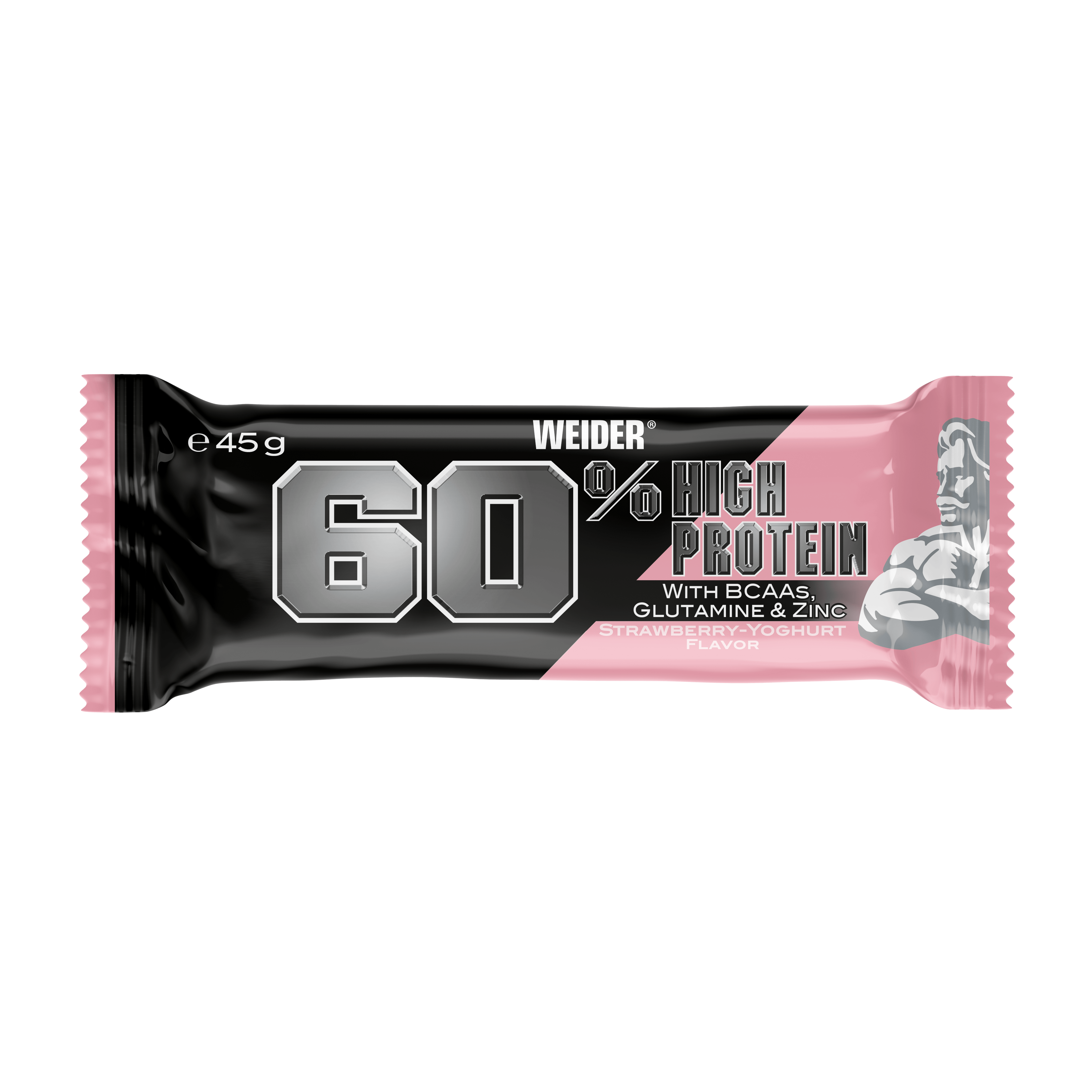 PROTEIN BAR 60% 45G - BODYMANIA WEIDER Fresa Yogurt