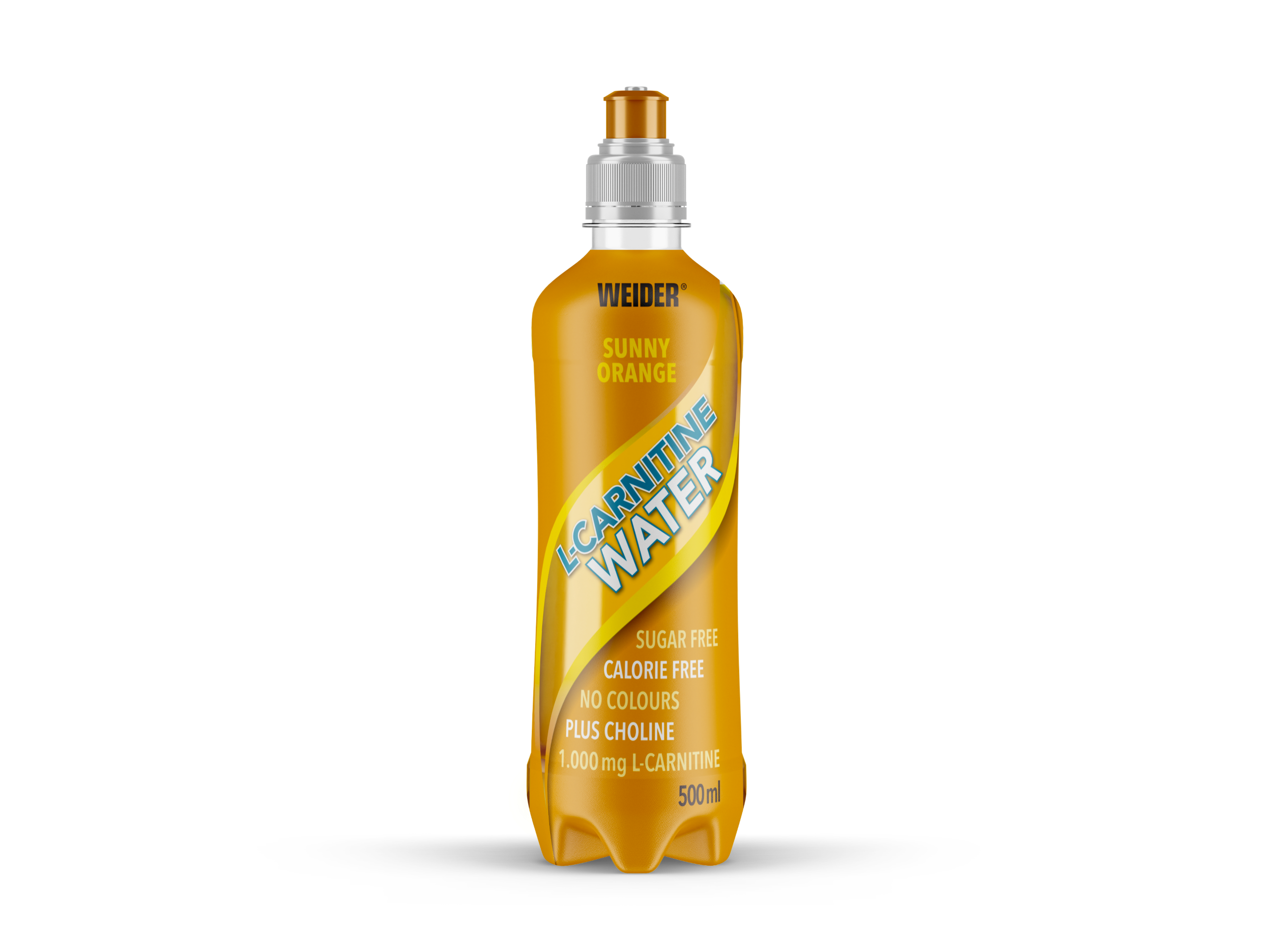 L-CARNITINE WATER 500ML - BODYMANIA WEIDER Naranja