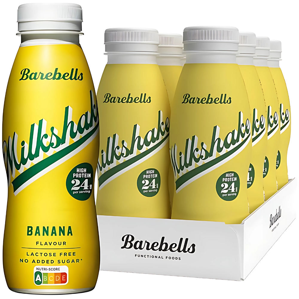 BAREBELLS MILKSHAKE PACK 8UN - BODYMANIA BAREBELLS Banana