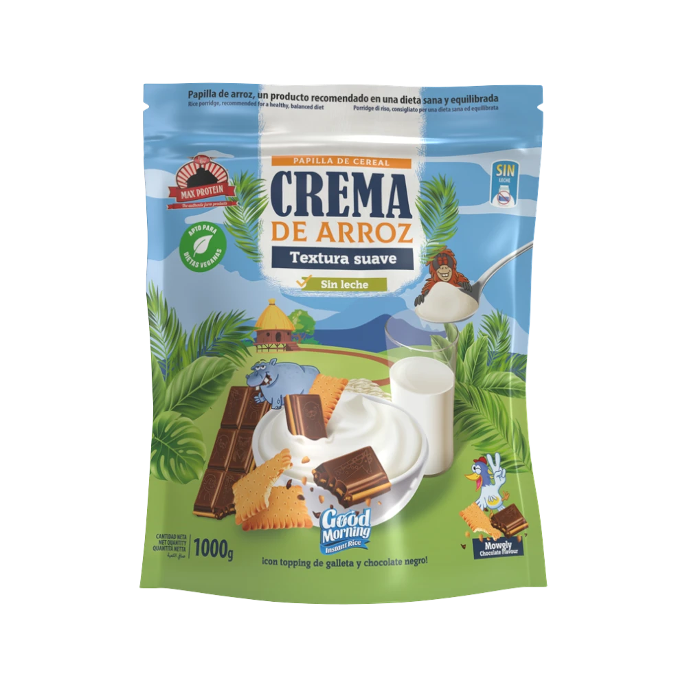 CREMA DE ARROZ 1000G - BODYMANIA MAX PROTEIN Chocolate con galleta