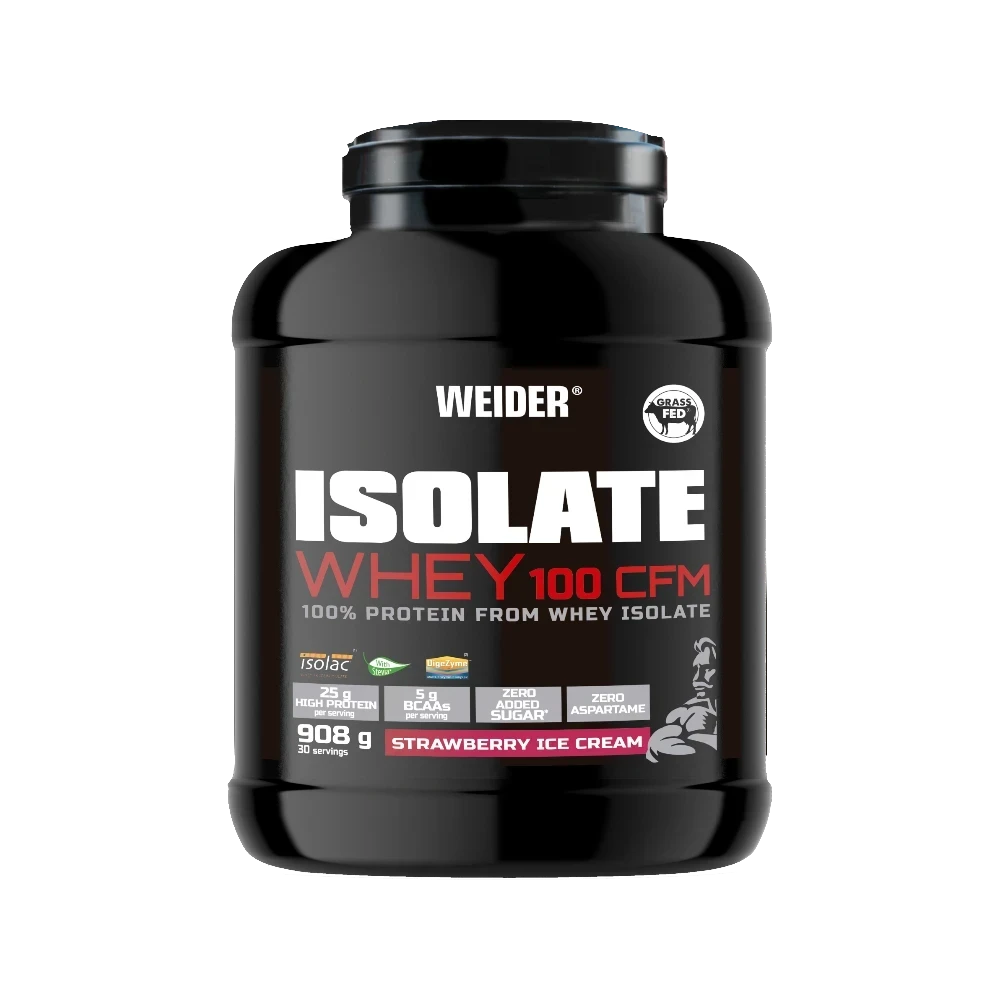 ISOLATE Whey 100 CFM + SHAKER GRATIS - BODYMANIA WEIDER 908 g / Fresa