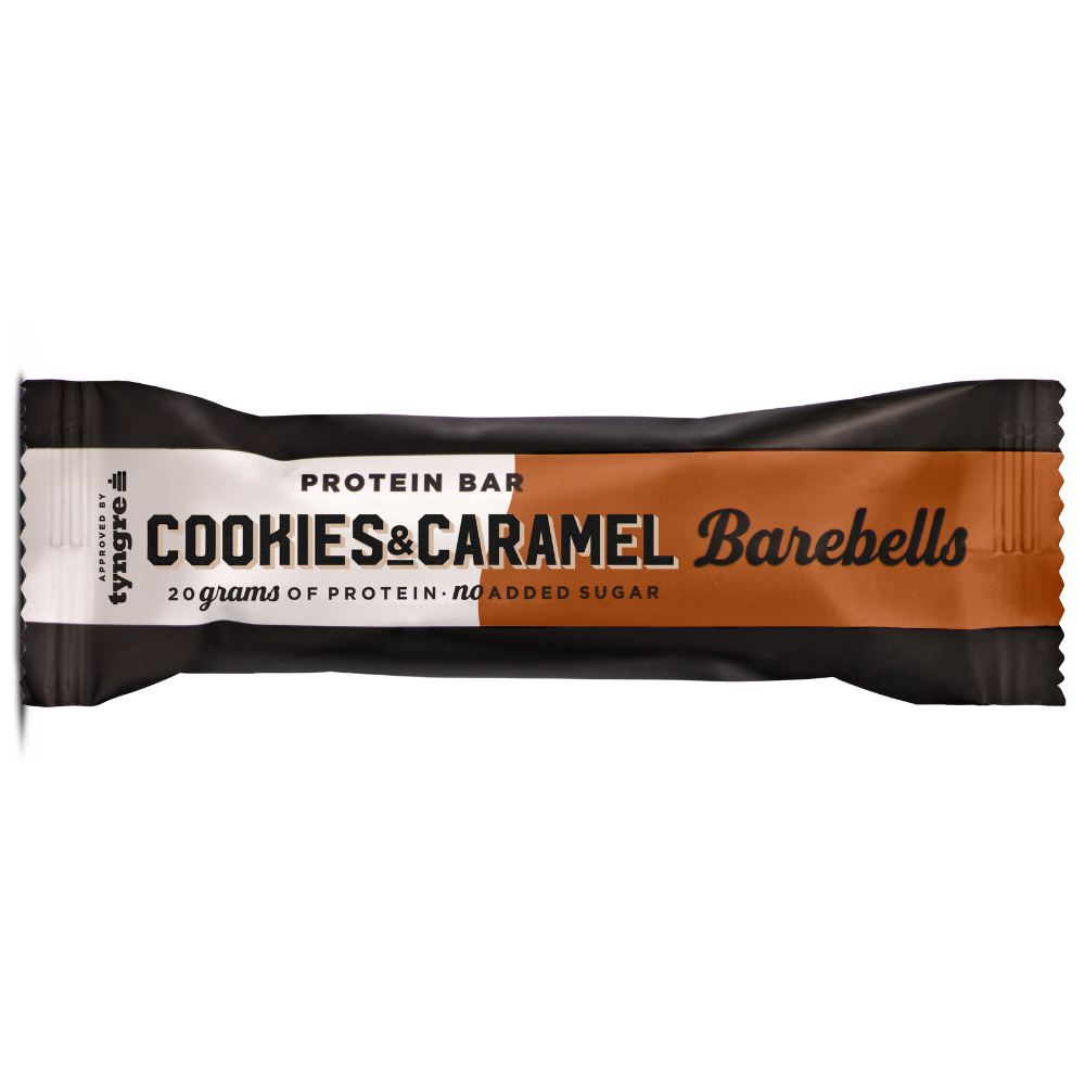 BAREBELLS PROTEIN BAR 55GR - BODYMANIA BAREBELLS Caramel Cookies / 1 ud