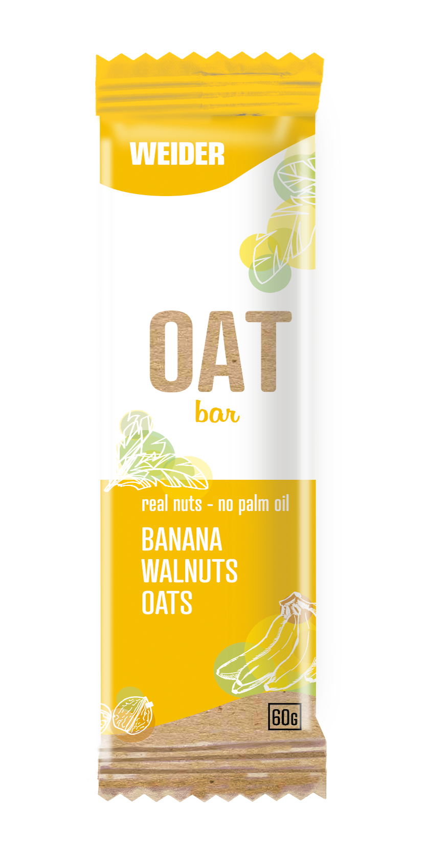 OAT BAR 60GR - BODYMANIA WEIDER Banana
