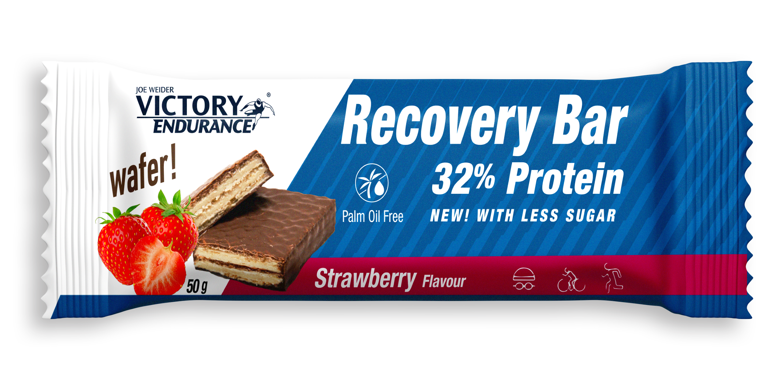 RECOVERY BAR 50G - BODYMANIA VICTORY ENDURANCE Fresa