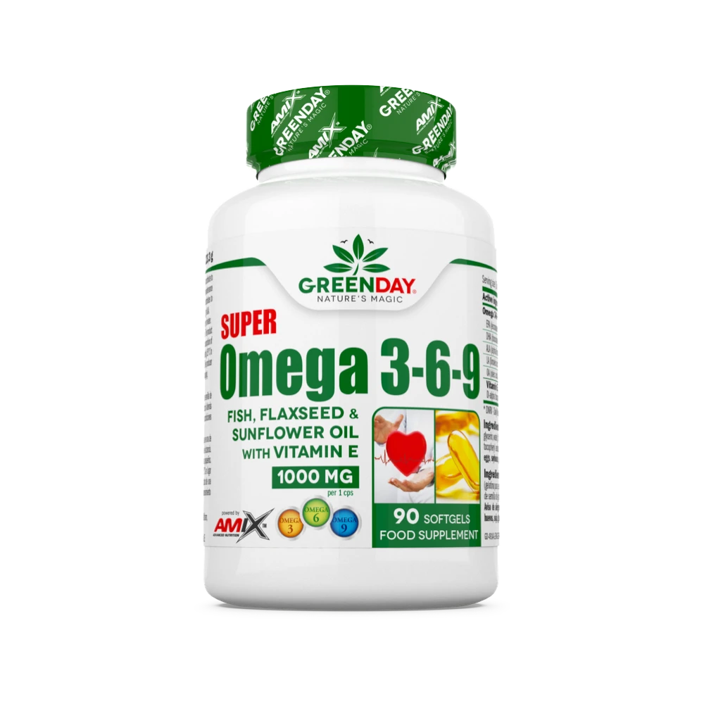 SUPER OMEGA 3-6-9 (90 CAPS) - BODYMANIA AMIX GREENDAY Default Title
