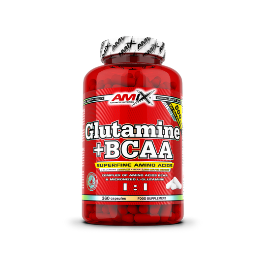 GLUTAMINE + BCAA 360CAPS - BODYMANIA