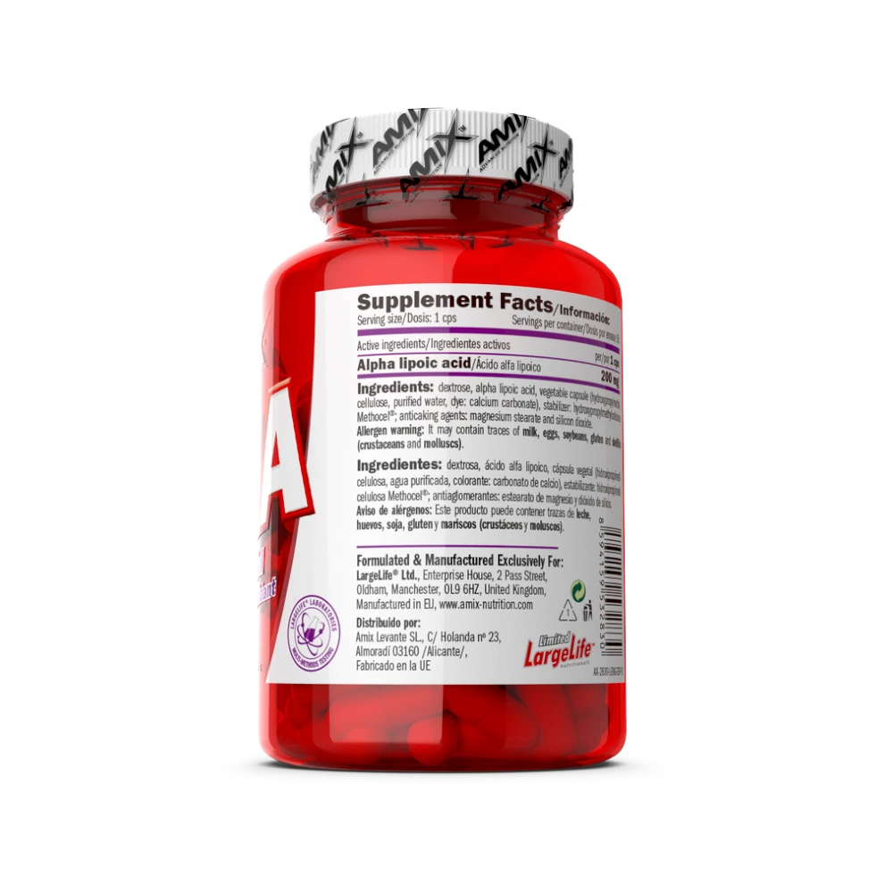 ALA - ALPHA LIPOIC ACID 60CAPS - BODYMANIA AMIX Default Title
