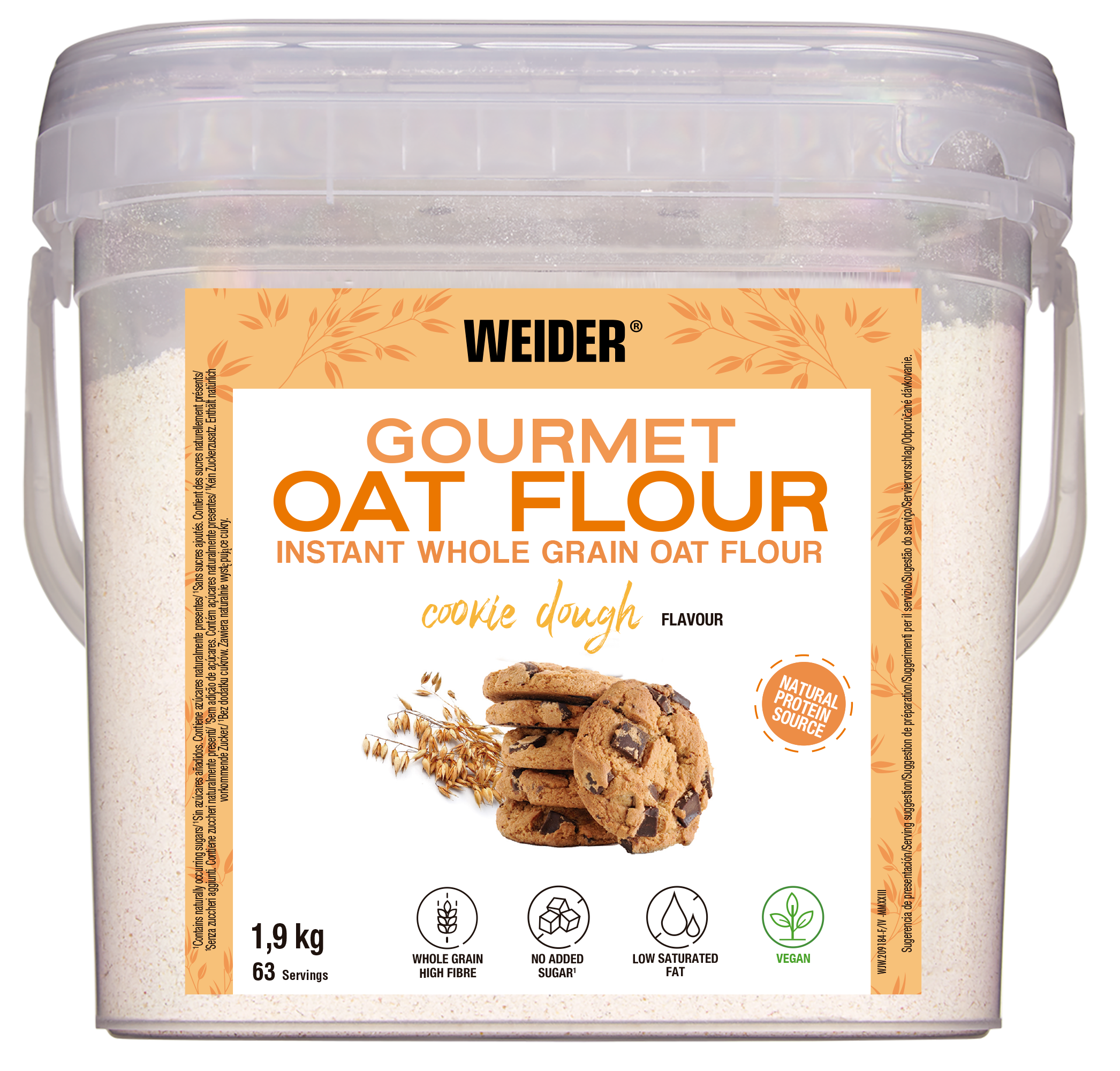 OAT FLOUR GOURMET 1,9KG - BODYMANIA WEIDER Cookies