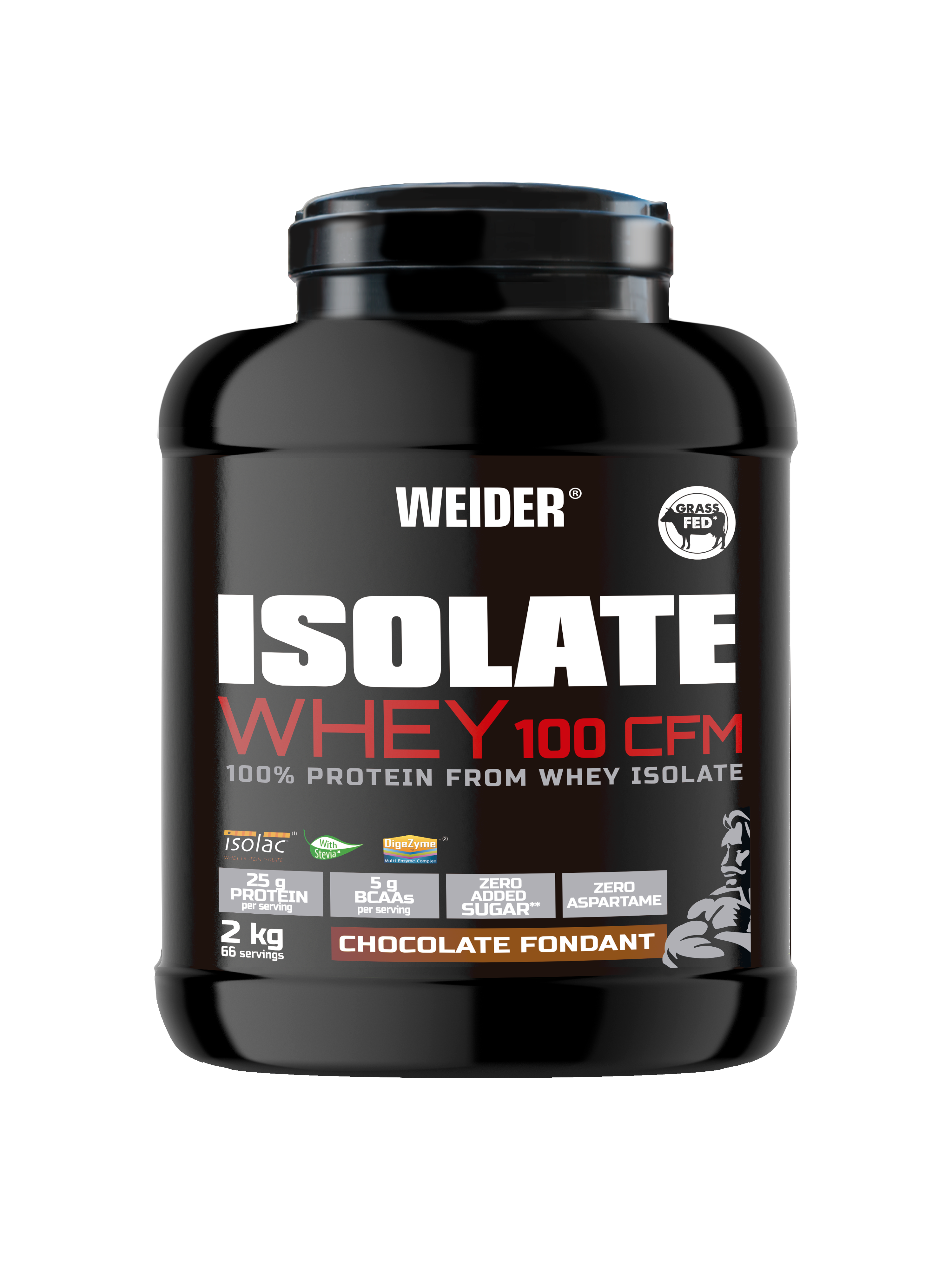 ISOLATE Whey 100 CFM + SHAKER GRATIS - BODYMANIA WEIDER 2000 g / Chocolate