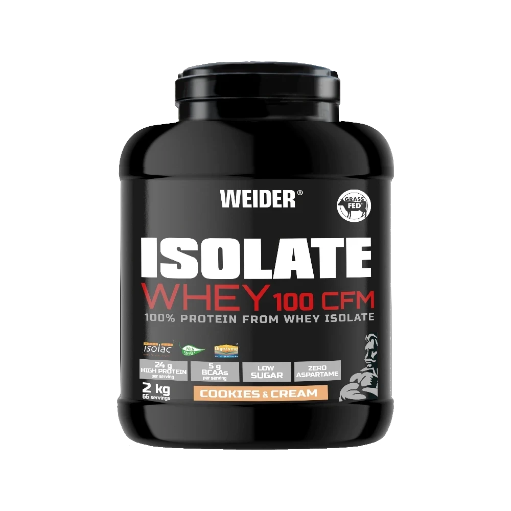 ISOLATE Whey 100 CFM + SHAKER GRATIS - BODYMANIA WEIDER 2000 g / Cookies