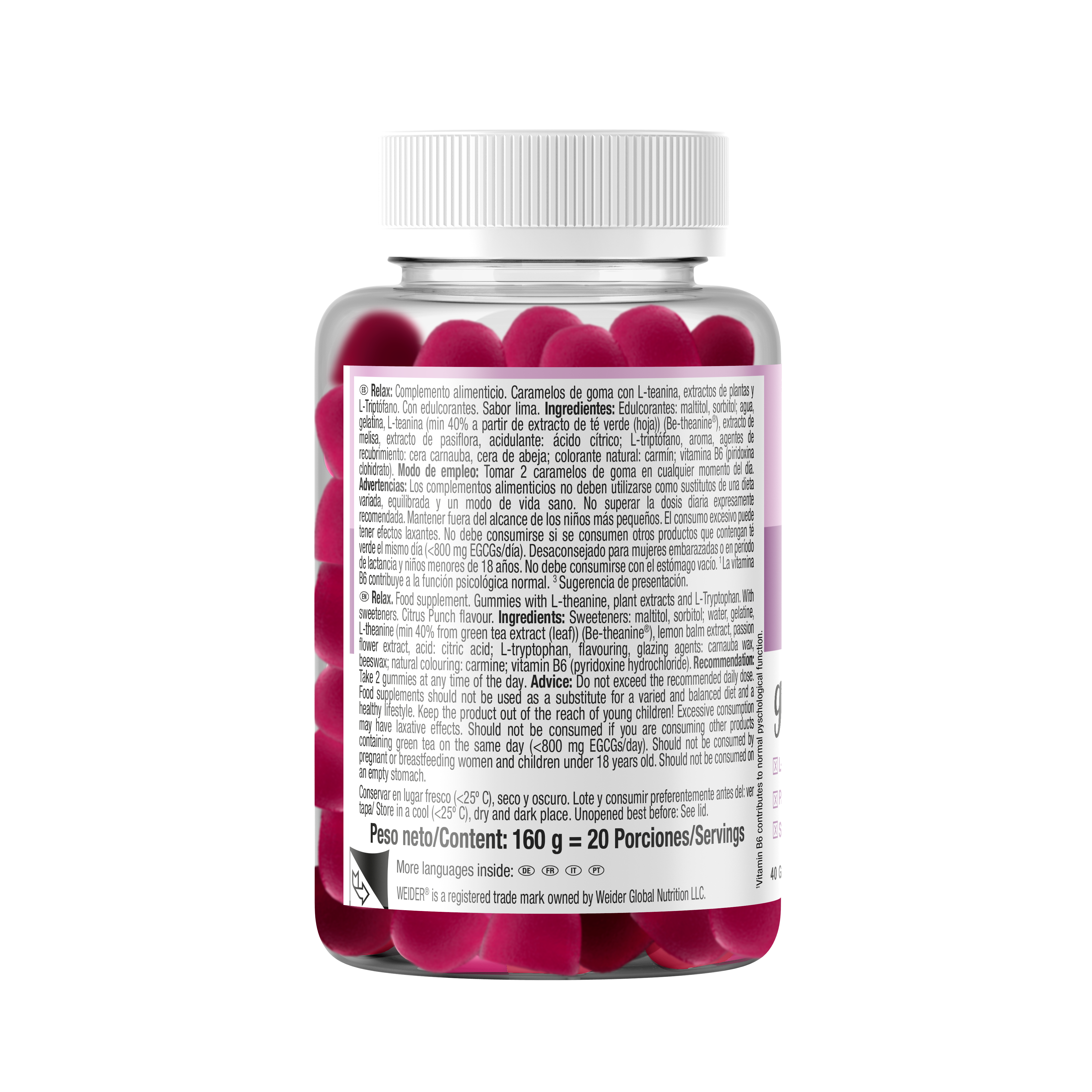 Relax Gummies 40 Gummies - BODYMANIA WEIDER Default Title