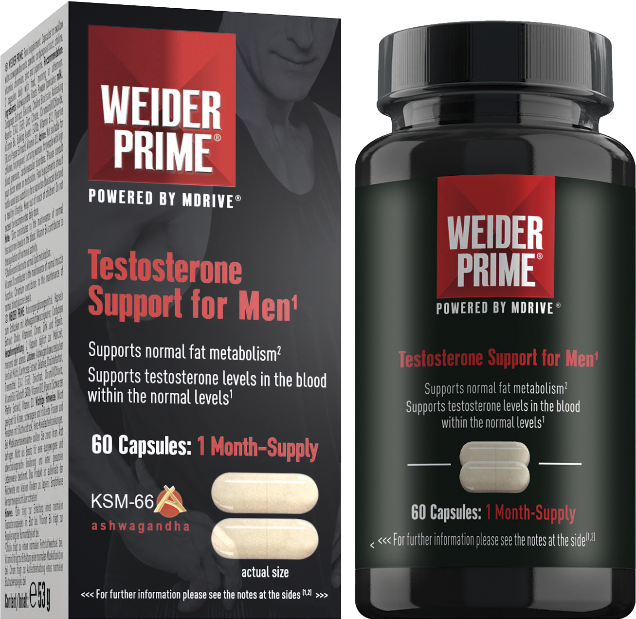 TESTOSTERONE WEIDER PRIME 60 CAP - BODYMANIA WEIDER Default Title