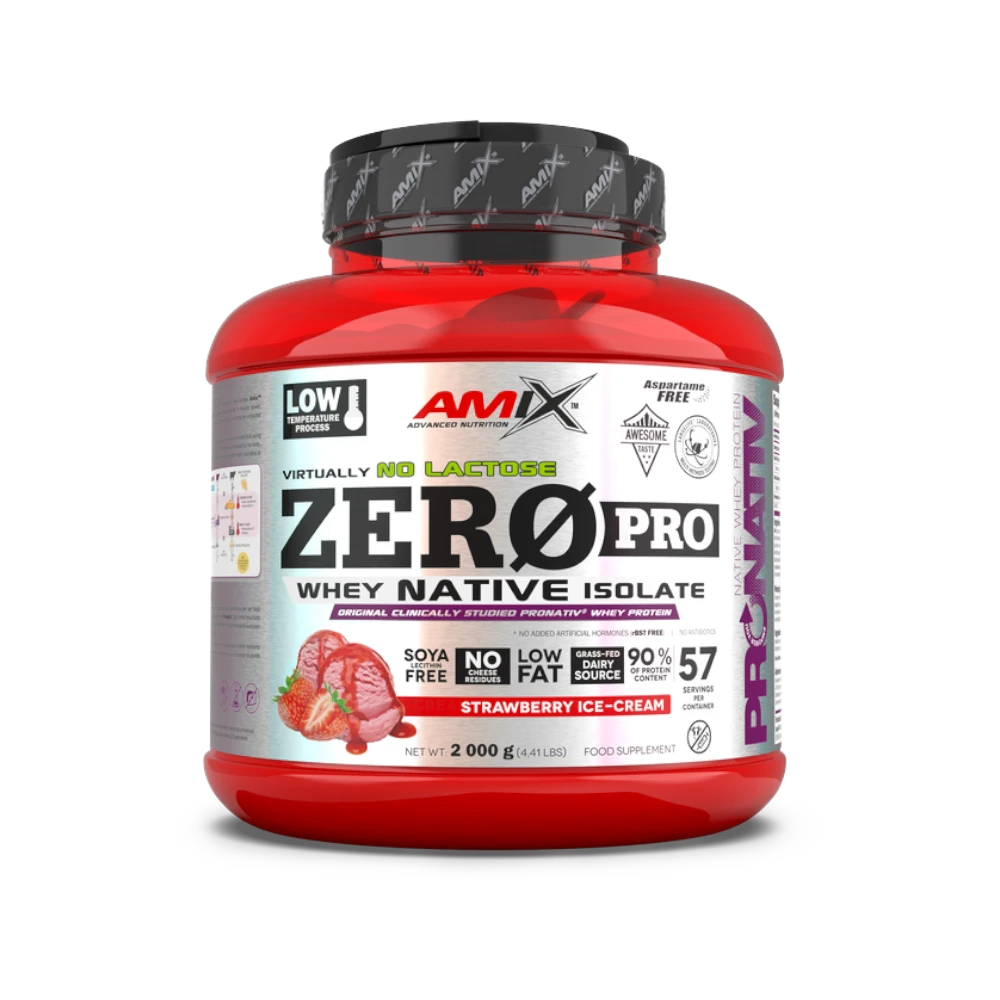 ZEROPRO PROTEIN + SHAKER GRATIS - BODYMANIA AMIX 2000 g / Fresa