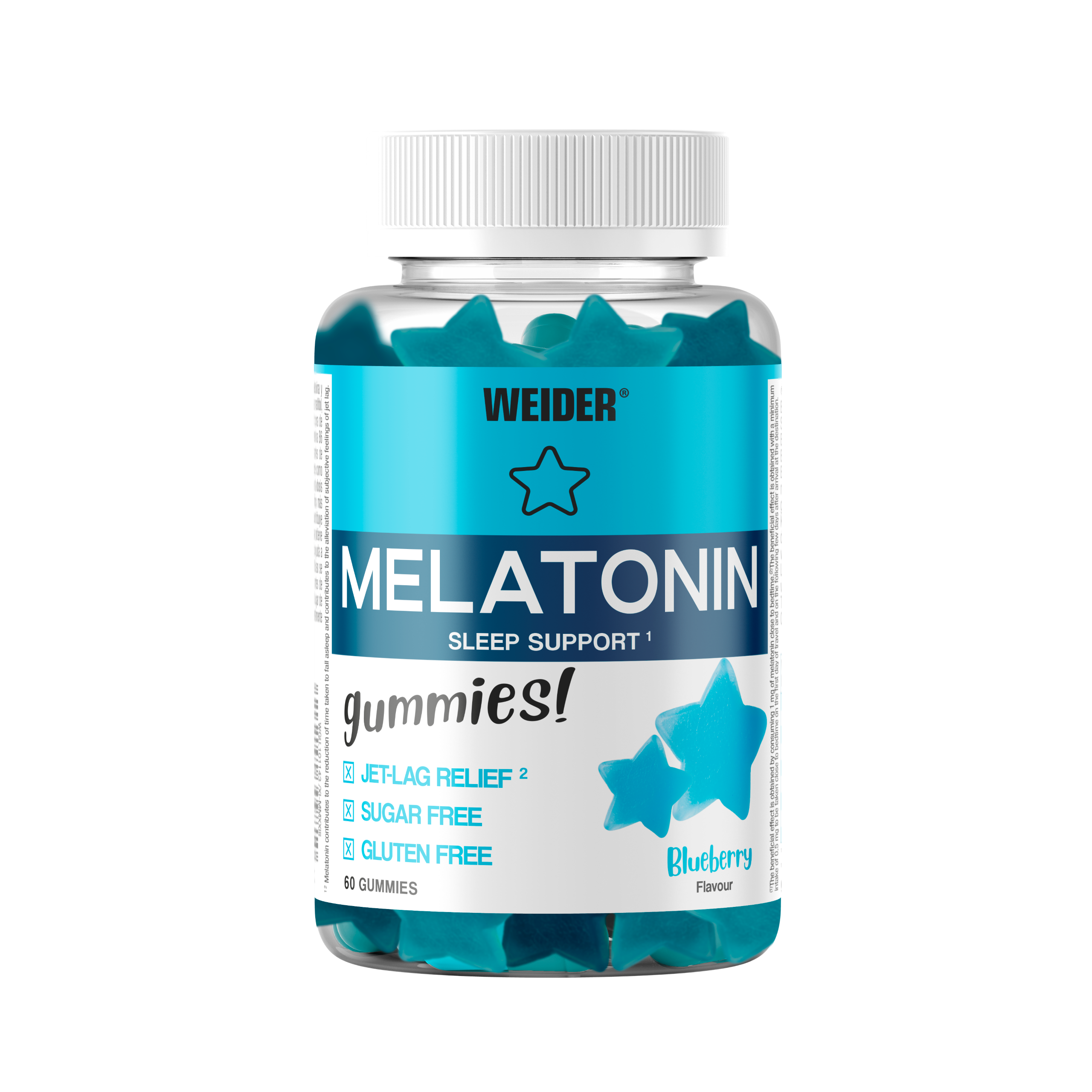MELATONIN UP 60 GUMMIES - BODYMANIA WEIDER Arándanos